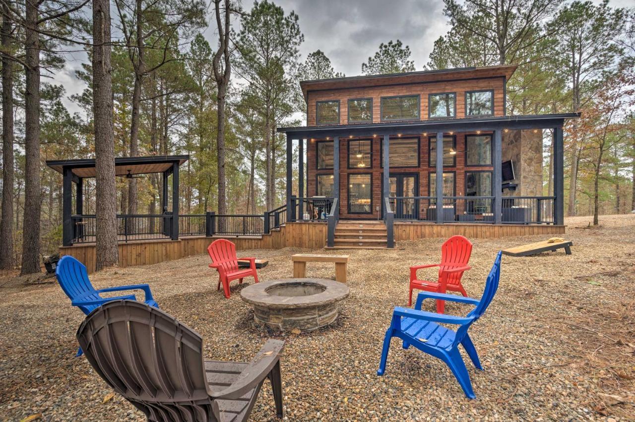 Luxury Cabin In The Woods With Hot Tub And Yard Games! Broken Bow Exterior foto