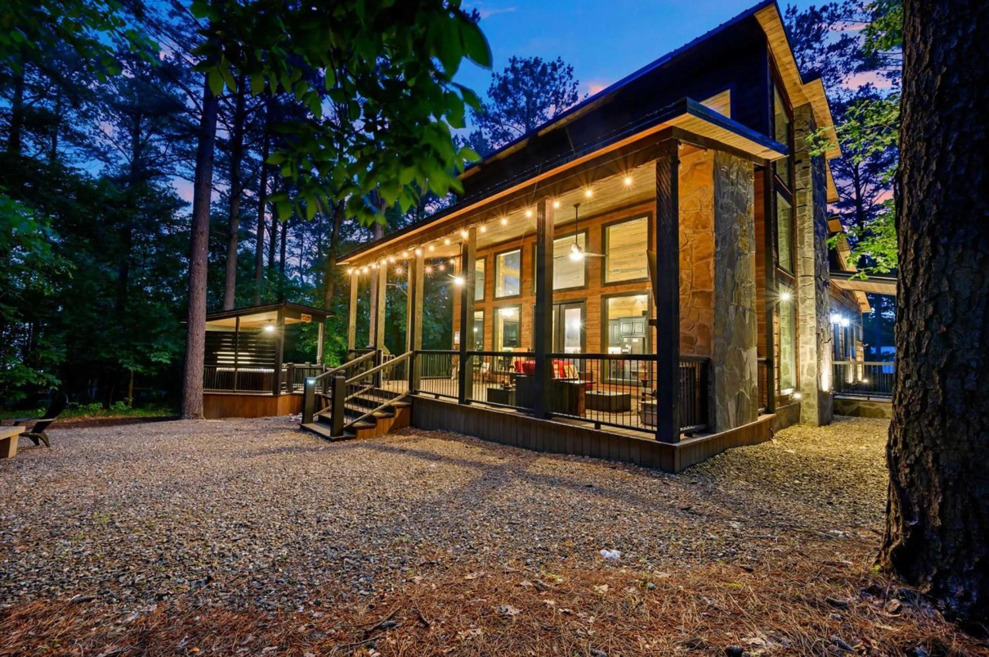 Luxury Cabin In The Woods With Hot Tub And Yard Games! Broken Bow Exterior foto